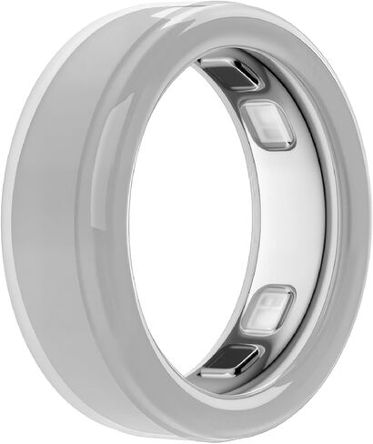 (10 Pack) for OURA Ring 5 Silicone Ring Protector,BOVUGAC Ultra-Thin for Ring5 Smart Ring Sleeve(Size:6~9)-Clear in Kuwait