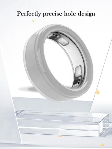 (10 Pack) for OURA Ring 5 Silicone Ring Protector,BOVUGAC Ultra-Thin for Ring5 Smart Ring Sleeve(Size:6~9)-Clear in Kuwait