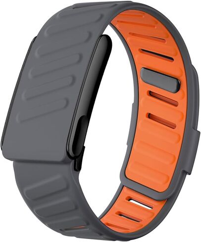 سوار معصم VeveXiao متين ومريح من السيليكون متوافق مع WHOOP 5 | Whoop 5 MG Bands، حزام حلقة رياضي من السيليكون الناعم المتين للرجال والنساء مع موصل إطار معدني in Saudi Arabia