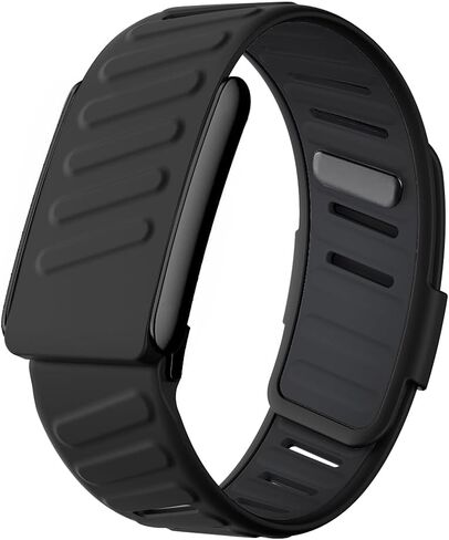 سوار معصم VeveXiao متين ومريح من السيليكون متوافق مع WHOOP 5 | Whoop 5 MG Bands، حزام حلقة رياضي من السيليكون الناعم المتين للرجال والنساء مع موصل إطار معدني in Saudi Arabia