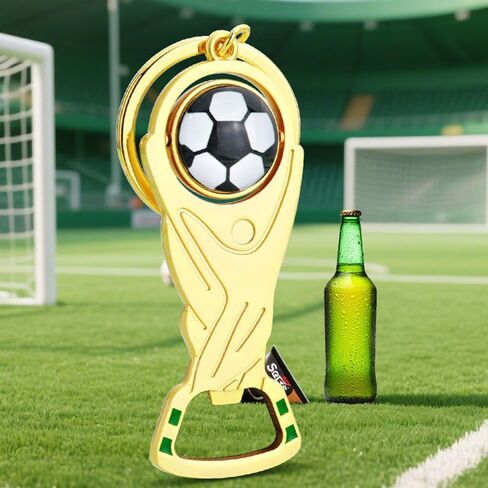 سلسلة مفاتيح كأس العالم لكرة القدم 2026، سلسلة مفاتيح مبتكرة لفتحة الزجاجات، سلسلة مفاتيح لكرة القدم مع فتاحة، هدايا لعشاق كرة القدم (ب) in Kuwait