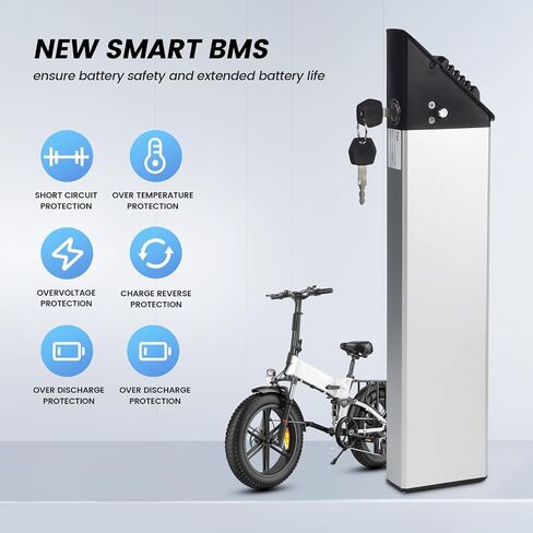 48V 10.4Ah 500Wh استبدال بطارية Ebike قابلة للطي لـ LECTRIC XP Step-Thru 3.0 Hitway BK20 Gotrax F2 R2 بطارية ليثيوم أيون (48V10.4Ah - Step Thru 3.0) in Kuwait