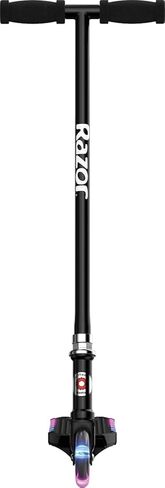 Razor Kick 2 Glow Steel Kick Scooter with Motion-Activated Light-Up LEDs for Children 5 and Up, Maximum Rider Weight of 143 Pounds, Black in Kuwait