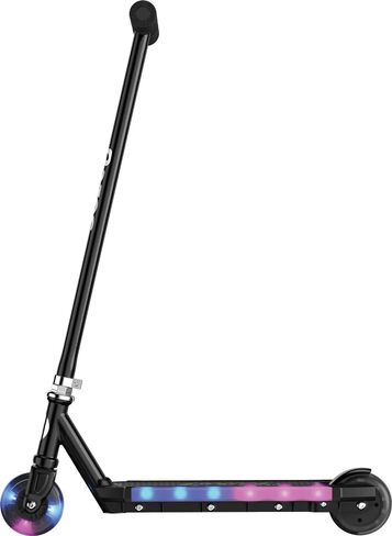 Razor Kick 2 Glow Steel Kick Scooter with Motion-Activated Light-Up LEDs for Children 5 and Up, Maximum Rider Weight of 143 Pounds, Black in Kuwait