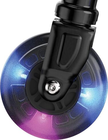 Razor Kick 2 Glow Steel Kick Scooter with Motion-Activated Light-Up LEDs for Children 5 and Up, Maximum Rider Weight of 143 Pounds, Black in Kuwait