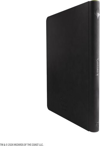 Gamegenic Magic: The Gathering Secrets of Strixhaven Prime Zip-UP Album 18 جيبًا باللون الأسود/الأخضر - يحمل 360 بطاقة بأكمام مزدوجة، وتخزين بطاقات التداول بسحاب in Kuwait