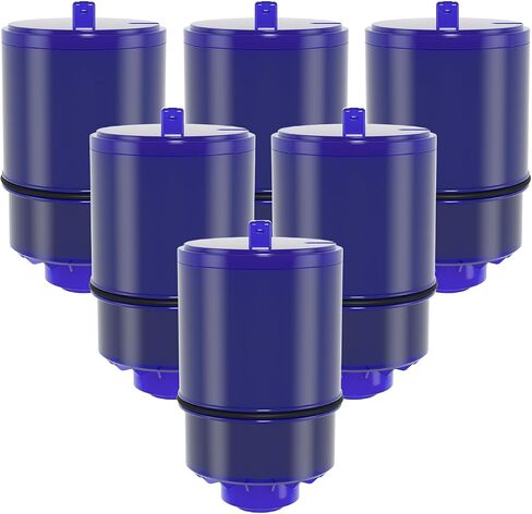 استبدال فلتر صنبور تقليل المعادن الثقيلة من PUREPLUS، متوافق مع PUR® Plus RF9999®، يزيل الرصاص والزئبق والكلور، يناسب FM-2500V، FM-3700، PFM350V، حوامل صنبور متقدمة، 6 عبوات in Kuwait