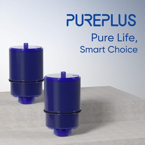 استبدال فلتر صنبور تقليل المعادن الثقيلة من PUREPLUS، متوافق مع PUR® Plus RF9999®، يزيل الرصاص والزئبق والكلور، يناسب FM-2500V، FM-3700، PFM350V، حوامل صنبور متقدمة، 6 عبوات in Kuwait