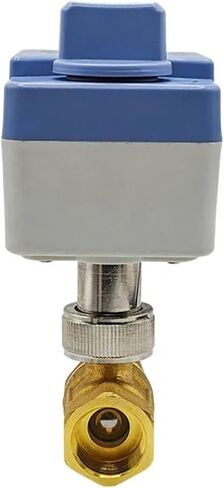 صمام كروي نحاسي بمحرك مع وظيفة التبديل اليدوي 2-way Grade 10Nm AC/DC 12V/24V/220V 1 قطعة(AC220V_CR02) in Kuwait