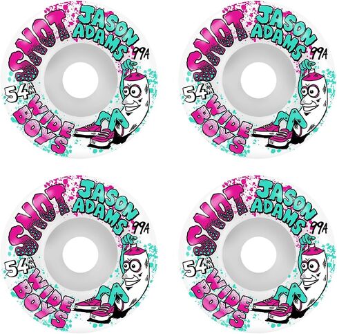 عجلات لوح التزلج Snot 54mm Jason Adams Wide Boys 99A أبيض in Kuwait