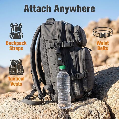 10 PCS Water Bottle Holder Hanging Clip Bottles Buckle Clip Portable Mineral Water Bottle Clip Nylon Beverage Bottles Strap Mineral Waters Ring Holder for Outdoor Camping Hiking in Kuwait