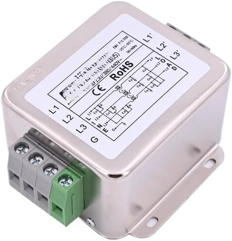 مرشح الطاقة ثلاثي الطور CW12B-60A-R كتلة طرفية للسكك الحديدية ذات التردد المتغير(7) in Kuwait