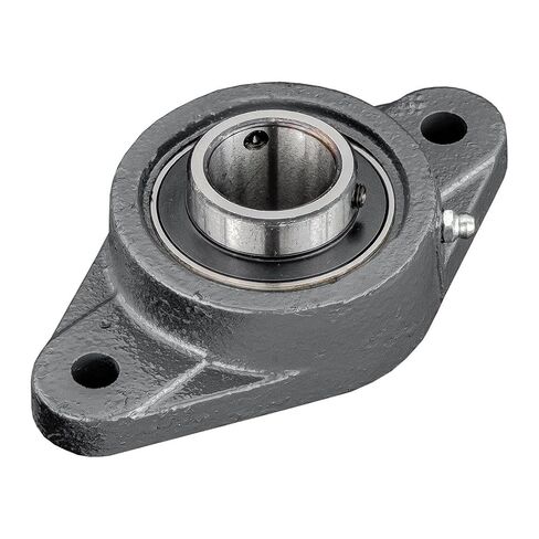 1-1/8 Inch Set Screw Mounted 2 Bolt Flange Bearing, Pack of 2 in Kuwait