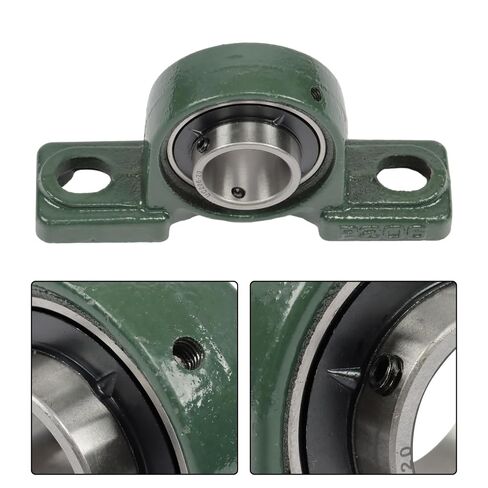 findmall UCP206-20 Self-Aligning Pillow Block Bearing 10 Pack, 1-1/4" Bore, 2-Bolt Solid Base in Kuwait