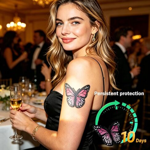 Dexcom G7 Libre 3 Over Patches -24 Pack Butterfly Design Overpatches with Protective Bumper for Waterproof & Sweatproof Adhesive Patches in Kuwait