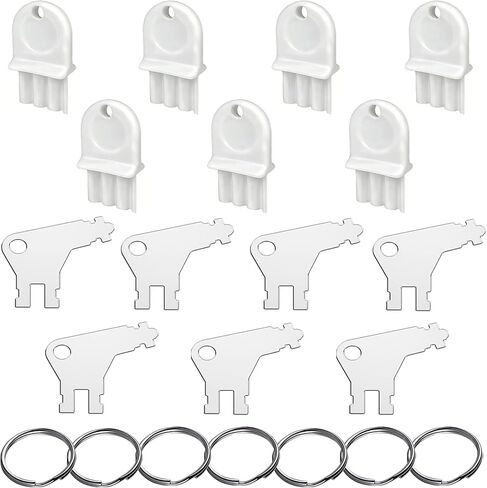 14Pcs Paper Towel Dispenser Keys, Universal Dispenser Toilet Paper Holder Key for Georgia Pacific Toilet Paper and Toilet Paper Dispensers in Kuwait
