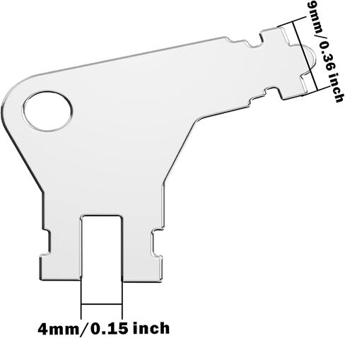14Pcs Paper Towel Dispenser Keys, Universal Dispenser Toilet Paper Holder Key for Georgia Pacific Toilet Paper and Toilet Paper Dispensers in Kuwait