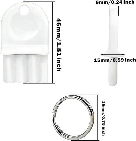 14Pcs Paper Towel Dispenser Keys, Universal Dispenser Toilet Paper Holder Key for Georgia Pacific Toilet Paper and Toilet Paper Dispensers in Kuwait
