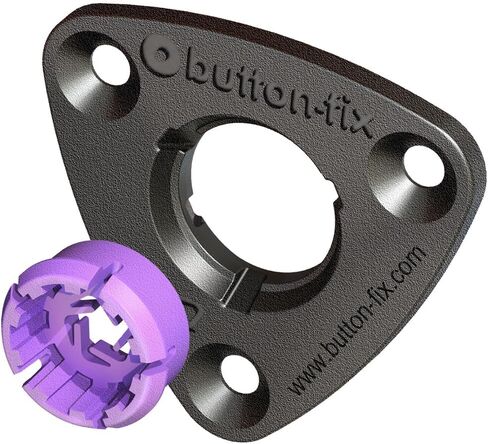 Button Fix Type 3 Button and Fix for Panel Connection Face-to-Face with 0.12'' or 0.31'' Gap (10 Sets) in Kuwait