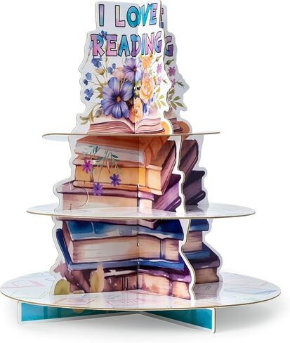 Haooryx Strawberry Cupcake Stand - 3 Tier Berry Sweet Red Plaid Cupcake Tower Cardboard Dessert Holder Pastry Platter for Baby Shower Girls Birthday Spring Summer Holiday Party Table Decoration Supply in Kuwait