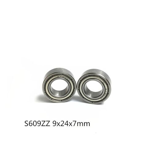 S609ZZ تحمل 9*24*7 ملم (10 قطعة) ABEC-1 440C الأسطوانة الفولاذ المقاوم للصدأ S609Z S609 Z ZZ الكرات in Kuwait