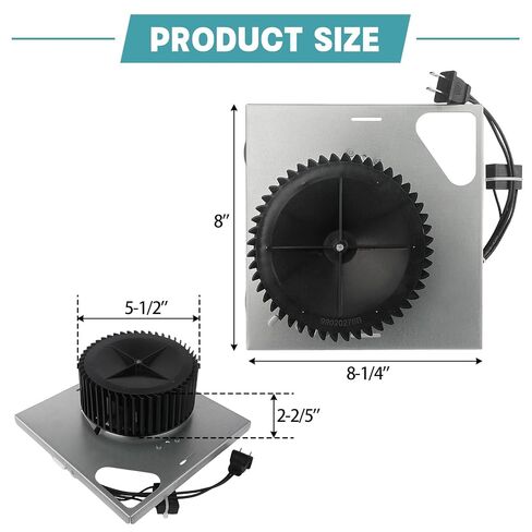 S97015162 Motor Assembly Replacement for Broan NuTone 683-C, 676-D, 685, 684-D, FHD50C, DX70L, HD80L Bathroom Exhaust Fan Motor in Kuwait