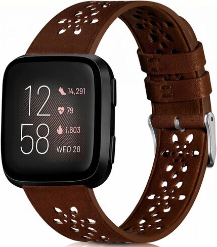 أربطة جلدية لـ Fitbit Versa 2 / Versa/Lite/SE in Kuwait