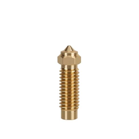for Elegoo Neptune 4 Plus Nozzle Elegoo Neptune 4 Max Nozzles Brass Copper Plated Hardened Steel Nozzle 0.2 0.4 0.6 0.8 1.0mm(Silver,1pcs,0.2mm) in Kuwait