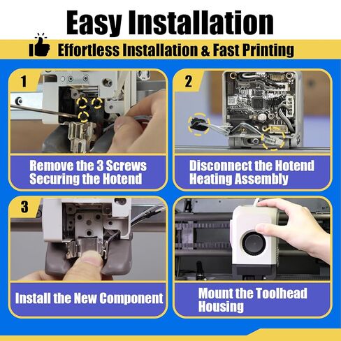 طقم تجميع التسخين P2S Hotend المتوافق مع طابعات Bambu Lab P2S ثلاثية الأبعاد، ومكون التسخين P2S Hotend مع خرطوشة سخان وأجهزة استشعار الثرمستور ومشبك قاعدة معزول بالزركونيا، يمكن استبداله بسرعة in Kuwait