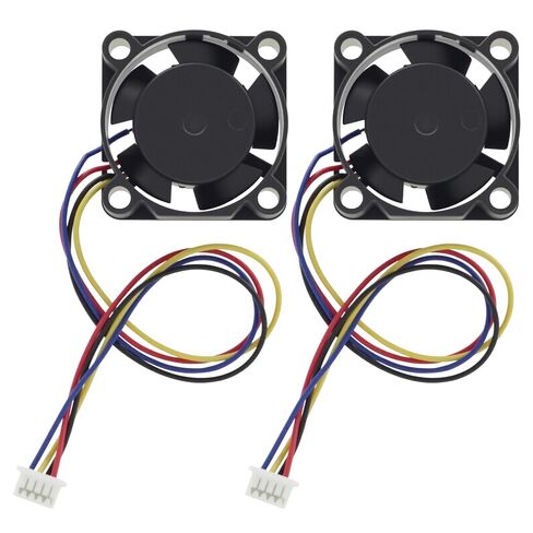2 Pack Hotend Cooling Fans Compatible with Bambu Lab X1/X1C 3D Printer, Precision Hydraulic Bearings Brushless Fans with PWM Speed Control, NOT Compatible with P1 or A1 Series Printers, New in Kuwait