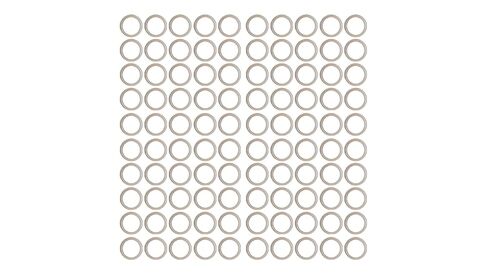 Sterling Seal OR70CLRURE015X100 015 حلقة دائرية، يوريتان، 70 D (عبوة من 100 قطعة) in Kuwait