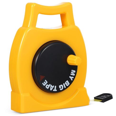 SEWACC Kids Tape Measure Toy Retractable Lightweight Measuring Tape with Inch and Metric Markings Dual-Sided for Learning and Play in Kuwait