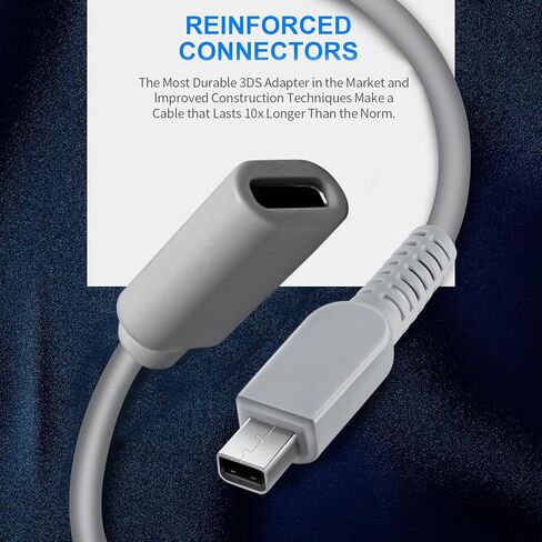 محول كابل شحن USB من النوع C من Pelidox لـ 3DS XL/3DS LL/New 3DS/3DS XL/3DS/New 2DS LL/2DS XL/2DS/DSi/DSi XL (1) in Kuwait