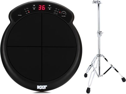 مجموعة أسطوانة ووسادة متعددة الأغراض من Kat Percussion Ktmp1 مع حامل تثبيت إلكترونيات من سلسلة 6713E 6700 in Kuwait