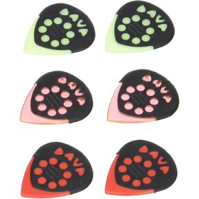 DAVA 9234 JAZZ GRIP PICKS- حقيبة تعليق 6 كومبو- 2 ديرلين- 2 جل- 2 نايلون in Kuwait