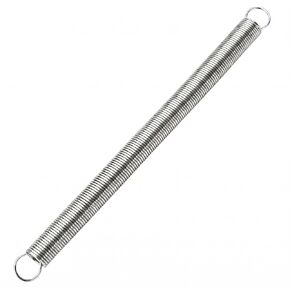 9645 Extension Spring, Spring Steel Construction, Nickel-Plated Finish, 0.105 GA x 1-1/8 in. x 16 in., Closed Single Loop ，1-Pack in Saudi Arabia