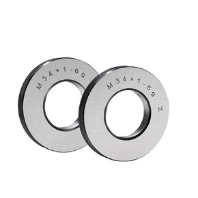 1SET(1*GO+1*NOGO) 6g Non-Standard Metric Fine Tooth Thread Ring Gauge Accuracy Measure Tool M28M29 Right Hand(M29-6g T Z,X 1.0) in Kuwait
