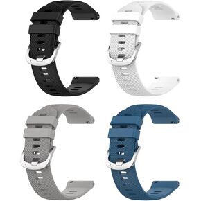4PCS Band Compatible with Garmin Venu 3/2 Forerunner265/255 Vivoactive 4 45mm,Silicone Quick Release Bands For Men Women in Kuwait