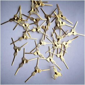 منشورات كريستالية معلقة 200 قطعة 30 مم ذهبي 3 نقاط مشبك فراشة/مشابك ربط مع 400 قطعة خطاف ستائر إكسسوارات الإضاءة والستائر المعدنية موصل معلق بلورات للديكور in Kuwait