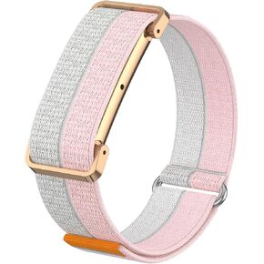 حزام VeveXiao مصنوع من النايلون متوافق مع Google Fitbit Air Band، حزام رياضي مسامي ممتص للعرق مع موصل إطار معدني للرجال والنساء - بدون متتبع in Kuwait