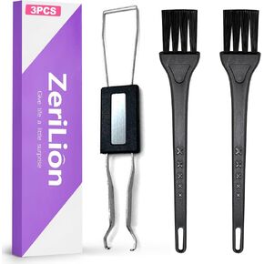 2 في 1 لوحة المفاتيح الميكانيكية Keycap Puller Switch Puller Tool Kit الفولاذ المقاوم للصدأ مفتاح مزيل مع فرش تنظيف مزدوجة لصيانة لوحة المفاتيح in Kuwait