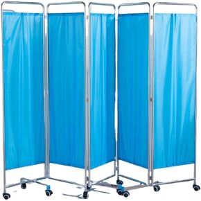 Portable Room Divider Panel Freestanding Partition Screen with Blackout Curtain, Metal Frame for Bedroom, Dining Room, Office, Hospital in Saudi Arabia