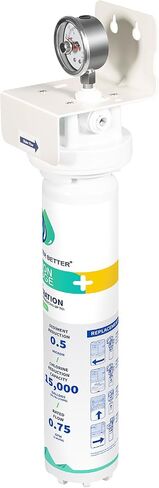 AR-10000-P Arctic Pure Ice Machine Water Filtration System With K00493 Single Cartridge Replacement Part For Manitowoc Ice Makers 0–600 lbs, 15,000 Gal Capacity in Kuwait