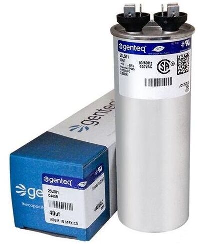 براينت P291-4004R - 40 فائق التوهج MFD 440 فولت VAC Genteq مكثف تشغيل دائري بديل in Kuwait