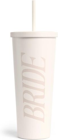 xo, Fetti Bride Tumbler - 24 Oz Stainless Steel Cup | Bachelorette Gift in Kuwait