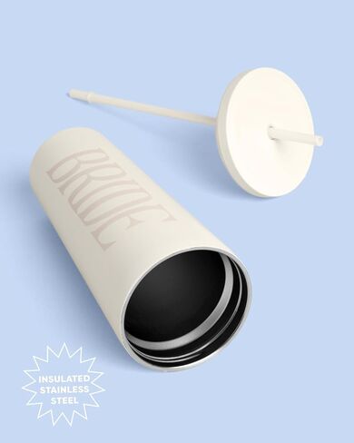 xo, Fetti Bride Tumbler - 24 Oz Stainless Steel Cup | Bachelorette Gift in Kuwait