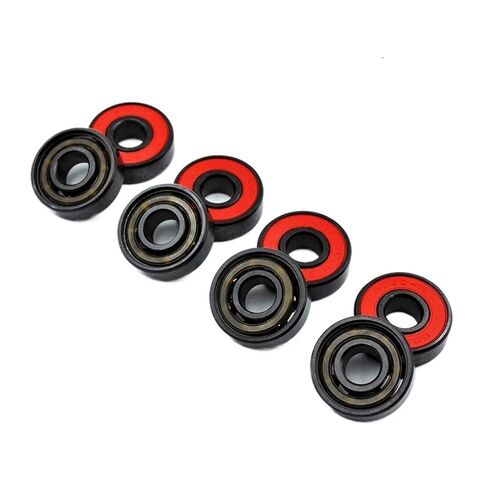 8-Pack 608 2RS Hybrid Black Ceramic Ball Bearing 8 * 22 7mm ABEC-11 high-Speed Roller Skating Skateboard Wheel Miniature in Kuwait