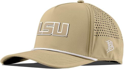 قبعة بيسبول ذات 5 ألواح من الحبال ذات العلامة التجارية Bills LSU Desert منحنية للرجال مرخصة من الرابطة الوطنية لرياضة الجامعات (NCAA). in Kuwait