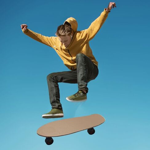 بلون نقي عادي تان شريط لحام لوح التزلج Longboard شريط لحام غير زلق للسكوتر 1 ورقة 33.1x9.1in in Kuwait