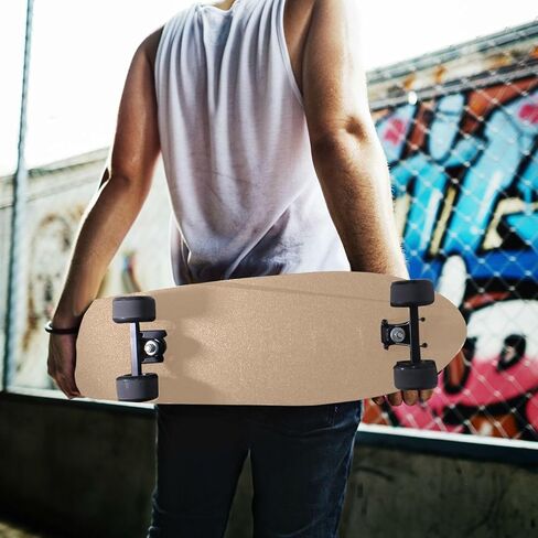 بلون نقي عادي تان شريط لحام لوح التزلج Longboard شريط لحام غير زلق للسكوتر 1 ورقة 33.1x9.1in in Kuwait